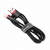 Kabel Apple USB/Lightning 2m 1.5A Cafule rdeč+črn Baseus