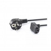 SBOX napajalni kabel 220V EURO 2m-kotni črn