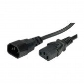 Napajalni kabel 220V podaljšek C13 - C14 0,5m Value