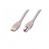 Digitus kabel USB A-B 1,8m siv