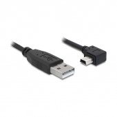 Delock kabel USB A-B mini kotni-horiz.2m 82682