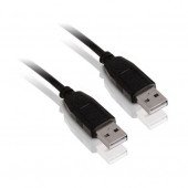 EFB kabel USB A-A 0,5m črn K5253SW.0,5