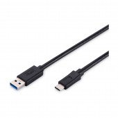 Digitus kabel USB 3.1 A-C 1m črn