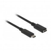 Podaljšek USB 3.1 C-C 2m črn Delock