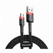 Baseus kabel USB A-B mikro 1m 2.4A Cafule rdeč/črn CAMKLF-B91