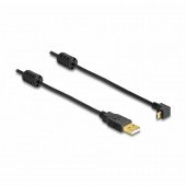 Delock kabel USB 2.0 A-B mikro 1m kotni 83148