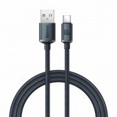 Baseus kabel USB A-C 2m 100W PD Crystal shine črn CAJY000501
