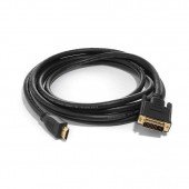 SBOX kabel HDMI-DVI-D 24+1  2m črn
