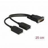 Adapter DMS59 - 2x DisplayPort 25cm Delock