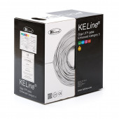 Kabel CAT.5e UTP 4x2 AWG24 300Mhz LSOH Euroclass Eca 305m KELine