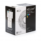 Kabel CAT.5e UTP 4x2 AWG24 300Mhz Euroclass Eca 305m KELine