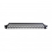Leviton panel CAT.5e/6/6A 48-port modularen MMCPNLX48SIJ1U2