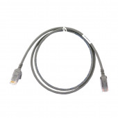 Leviton patch UTP CAT.6 0,9m siv 3,8mm HighFlex 114-6H460-03S