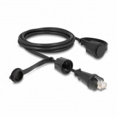 Delock patch STP CAT.6 3m vodoodporen priklop IP68 črn 80168