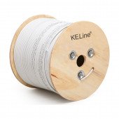 Kabel CAT.6  F/UTP 4x2AWG23 LSOH Euroclass Eca 500m KELine