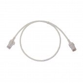 Leviton patch UTP CAT.6 0,6m bel 3,8mm HighFlex 123-6H460-02W
