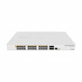 Mikrotik stikalo Giga 24-port rack 24x PoE 4xSFP+ CRS328-24P-4S+RM