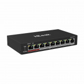 HiLook stikalo 100M  9-port 8x PoE mini kovinsko ohišje NS-0109P-60(B)
