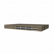 Tenda stikalo Giga 24-port rack 24x PoE 4xSFP TEG5328P-24-410W