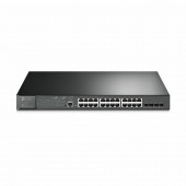 TP-Link stikalo Giga 28-port rack 24x PoE+ 4xSFP JetStream TL-SG3428MP