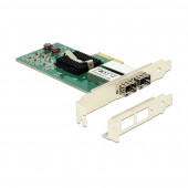 Delock mrežna kartica PCIe 2xSFP 89376