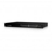 Ubiquiti stikalo Giga 24-port rack 2xSFP 24x PoE EdgeSwitch ES-24-500W