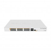 Stikalo Giga 48cm 24xRJ45 24x PoE 4x SFP + CRS328-24P-4S+RM Mikrotik