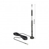 Delock antena omni LTE/GSM/UMTS/WLAN magnetna s kablom 3m 12417