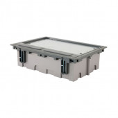SIMC talna doza za  6x modul globina 90-120 mm, siva