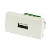 SIMC-45X22,5 - USB-A s konektorji bel