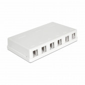 Delock nadometna vtičnica 6x RJ45 86227