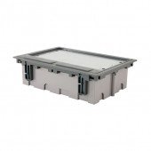 SIMC talna doza za  6x modul globina 90-120 mm, siva