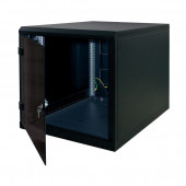 Triton kabinet zidni 12U 600x400 635 črn sestavljen