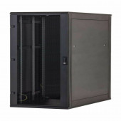 Triton kabinet 18U 900 600x900 črn N8 sestavljen perforirana vrata