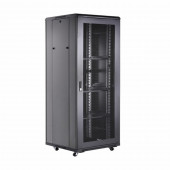 DATECH kabinet 42U 2055 800x800 črn perf. vrata sp./zd.+polica DT3.8842.9001