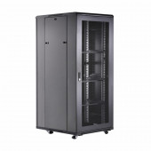 DATECH kabinet 42U 2055 800x1000 črn perf. vrata sp./zd.+polica DT3.8042.9001