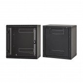 Triton kabinet zidni 18U 900 600x400 črn sestavljen