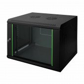 Digitus zidni kabinet 12U 638 600x450 črn sestavljen DN-19 12-U-EC-SW
