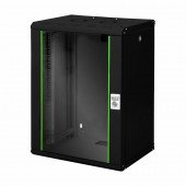 Digitus zidni kabinet 16U 820 600x450 črn sestavljen DN-19 16-U-SW