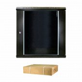 DATECH zidni kabinet 12U 635 600x450 črn + polica DP.6412.9001