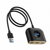 Baseus hub USB 3.0 4xTipA 1m črn CAHUB-AY01