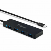 Fantec hub USB TipC 4xTipA črn UMP-4U31-C 2569
