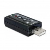 Delock zvočna kartica USB zunanja  7.1 61645