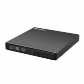 Sandberg zunanji zapisovalnik Mini DVD- RW 8x USB Slim črn