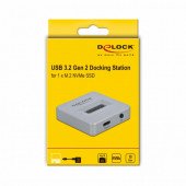 Delock čitalec diskov USB 3.2 Gen2 TipC za M.2 NVMe PCIe SSD 64000