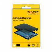 Delock adapter SATA - M.2 z ohišjem 62688