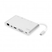 Digitus priklopna postaja USB 3.1 TipC 11-port 4K bela DA-70861