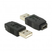 Delock adapter USB mini Ž-USB-A M 65094