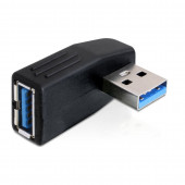 Adapter kotni USB-A Ž - USB-A  90° M Delock
