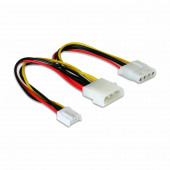 Delock adapter DC Molex M - Molex Ž + 4pin 82111